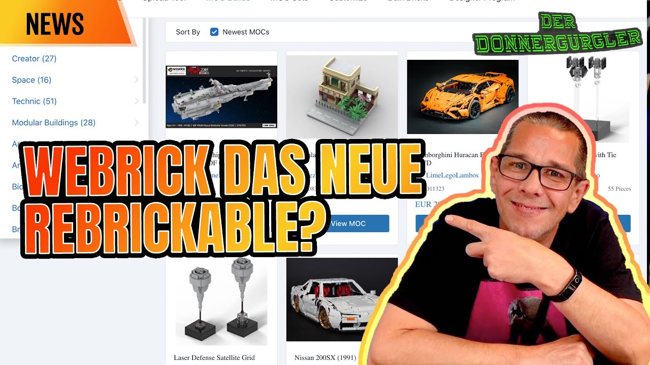 Wird Webrick zur Rebrickable Alternative? Feature wie beim Bricklink Pop-Up Store