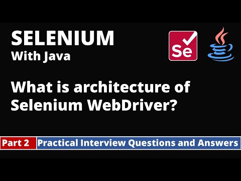 Part1 Selenium with Java Tutorial Practical Interview Questions and Answers Selenium WebDriver