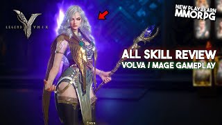 Legend of YMIR Gameplay - Volva/Mage Class Skill Review