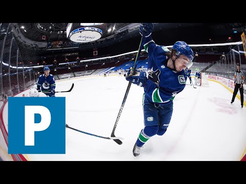 Quinn Hughes and Matthew Highmore on Canucks 6 3 win over Toronto Maple Leafs The Province