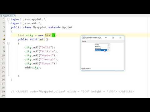 Introduction to Java Applet Hindi
