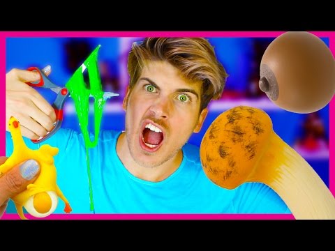 CUTTING OPEN CRAZY SATISFYING STRESS TOYS!