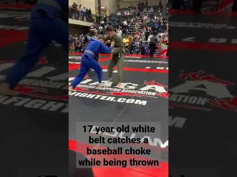 My 17-year old student catching his opponent with a Baseball Bat Choke (NAGA)