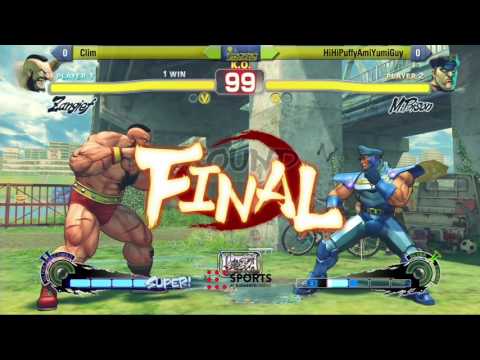 Elements Fighting Games Challenge #4 - USF4 - Clim vs HiHiPuffyAmiYumiGuy