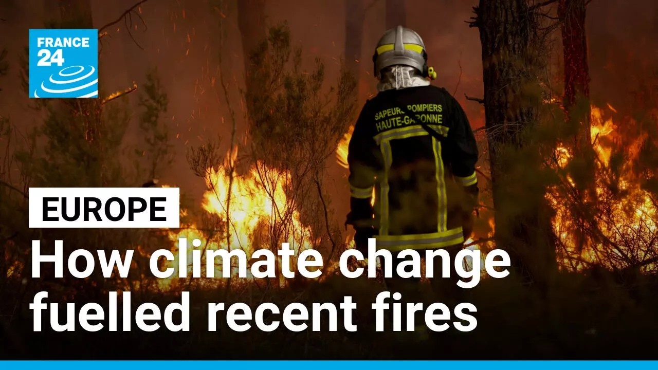 Climate change doubled wildfire risk in France, multiplied it twentyfold in Spain