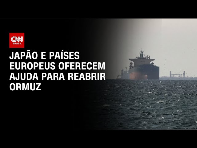 Europa e Japão podem ajudar com esforços para garantir passagem em Ormuz | CNN 360°