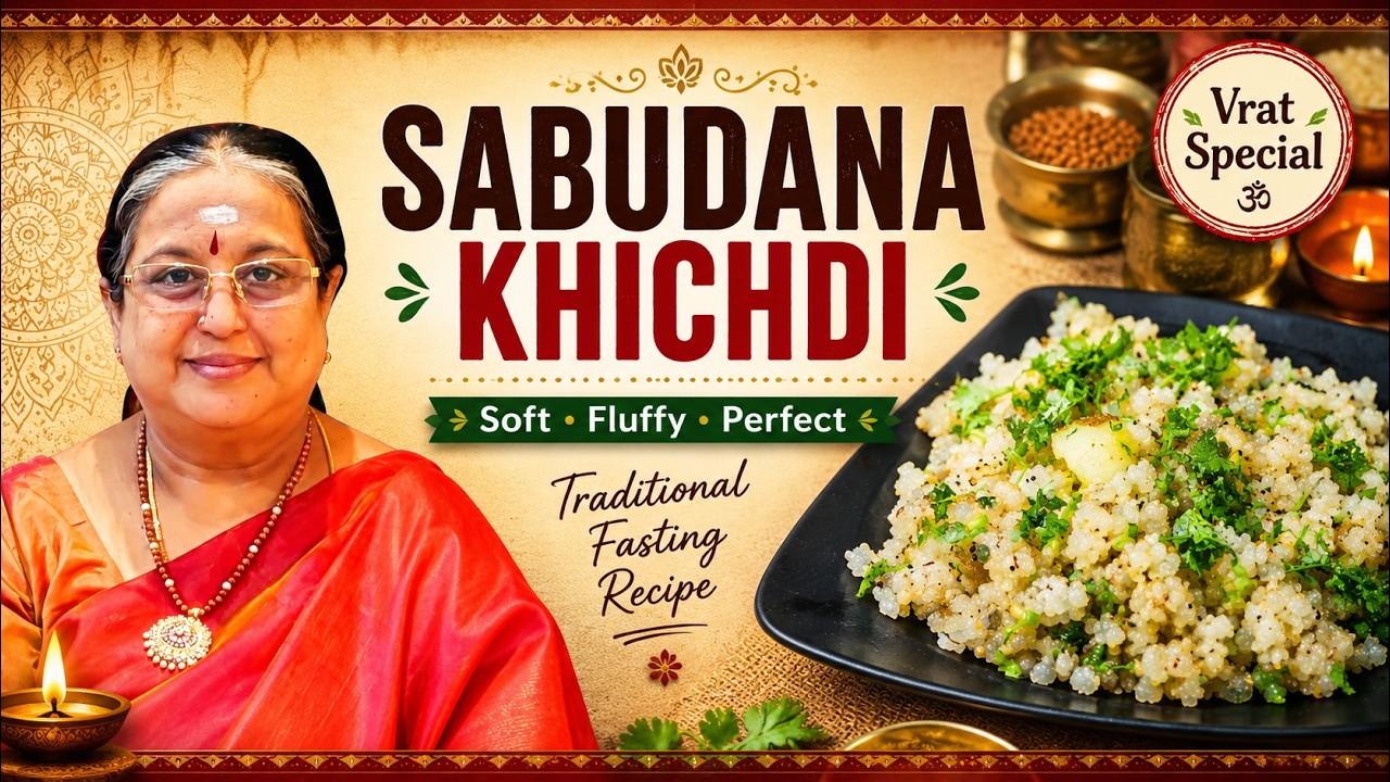 Sabudana Khichdi 🥔🔥 | ஜவ்வரிசி கிச்சடி Tamil Style | Healthy Breakfast & Fasting Recipe