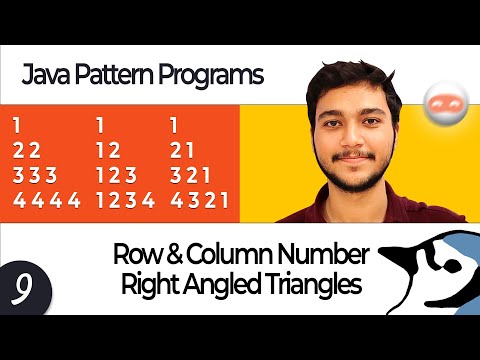 Java Pattern Right Angled Triangle