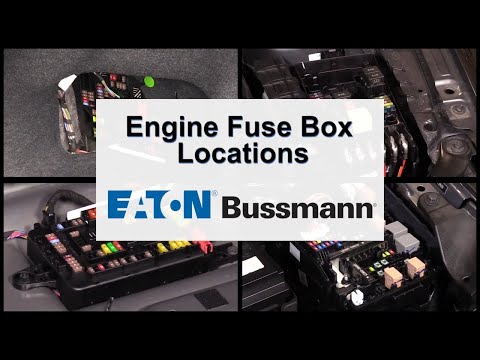 Eaton Bussmann Engine Fuse Box Location Overview