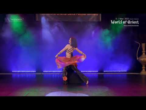 Abby at World of Orient Cup 2023 - Contest Solo Fusion Fantasy, 2nd place