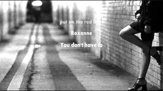 George Michael - Roxanne - HQ - Scroll Lyrics &quot;22&quot;