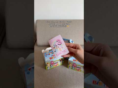 Mini libri da colorare FAI DA TE🎨🖌️