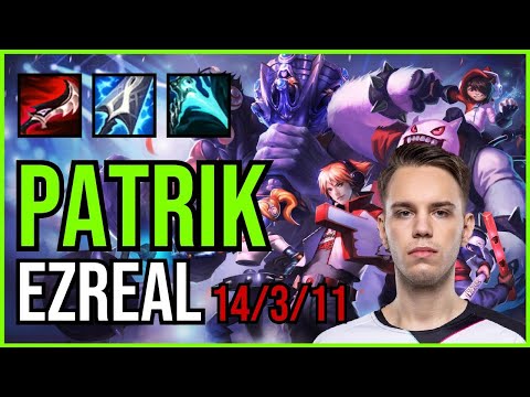PATRIK - EZREAL vs TRISTANA ADC - EUW Challenger - Patch 11.6
