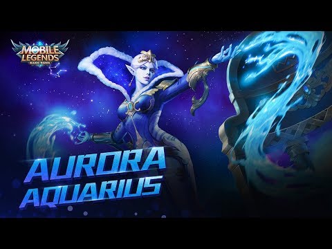 Aurora New Skin | Aquarius| Mobile Legends: Bang Bang!