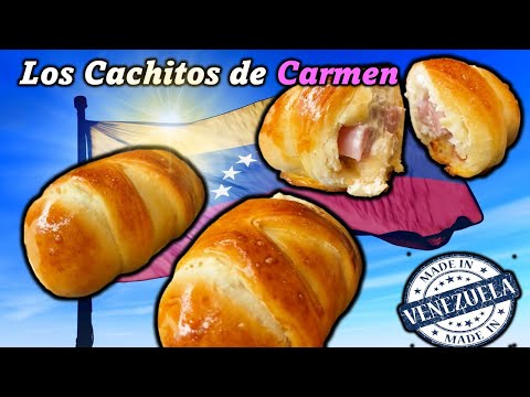 Homemade ham bread recipe easy : Los Cachitos de jamon y queso crema venezuela