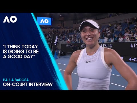 Paula Badosa On-Court Interview | Australian Open 2025 Second Round