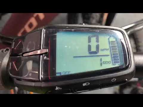 Habike 2021 E-Bikes: How to change the speed display from kph to mph