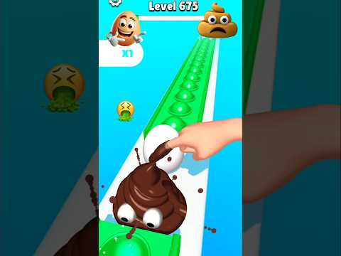 POOP vs EGG! The Funniest 3D ! 🤣🥚 Pop Runner 3D Fun #gaming #shorts #shortfeed #viralshorts