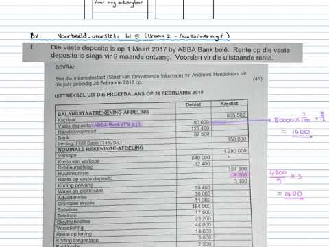 Rekeningkunde Gr 10 - Aansuiwerings (Inkomste)