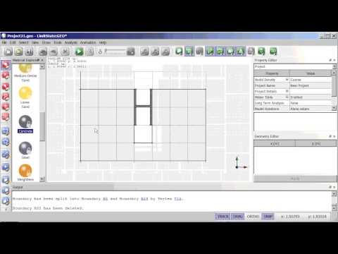 Building a model from scratch in LimitState:GEO v2.0