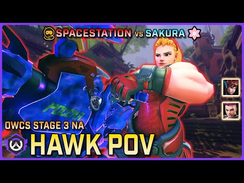 [ Hawk ] He's BACK | Spacestation Gaming vs Sakura Esports | OWCS NA Stage 3