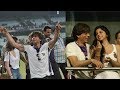 Shahrukh Khan And Suhana Khan Cheering KKR At IPL 2018