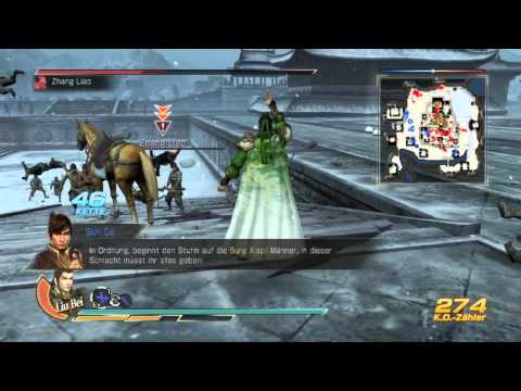 Let's Play Dynasty Warriors 8 Xtreme Legends [German] Part 22: Shu - Xiapi mit Sun Ce und OHNE Flut?