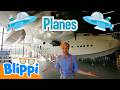 Blippi Explores Giant Airplanes At The RAF Museum ️ Blippi Educational Videos