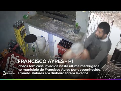 CRIME EM FRANCISCO AYRES: Idosos têm casa invadida por criminoso armado