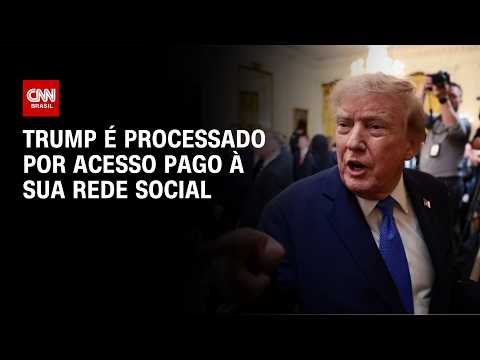Trump é processado por vender acesso antecipado às suas próprias declarações | CNN BRASIL