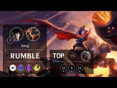 Rumble Top vs Poppy - KR Master Patch 9.19
