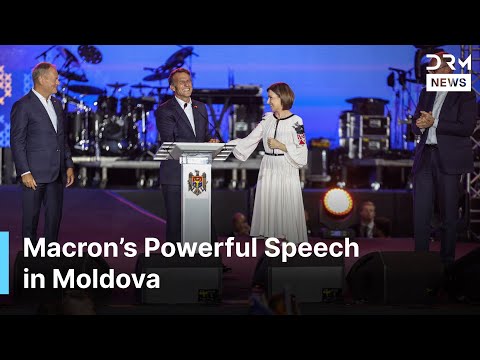 Macron’s Powerful Speech in Moldova at Independence Day Concert: “Your Future Is Europe” | AC1G