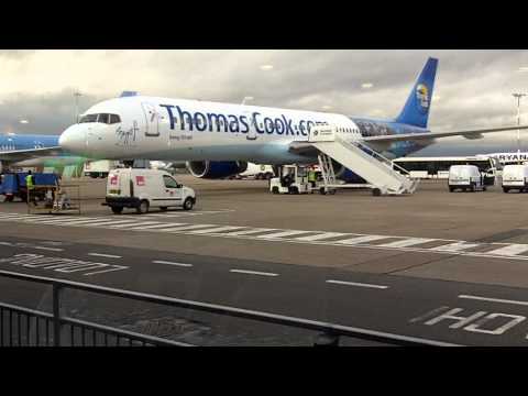 East Midlands Airport EMA Ground Handling - Thomas Cook Airlines