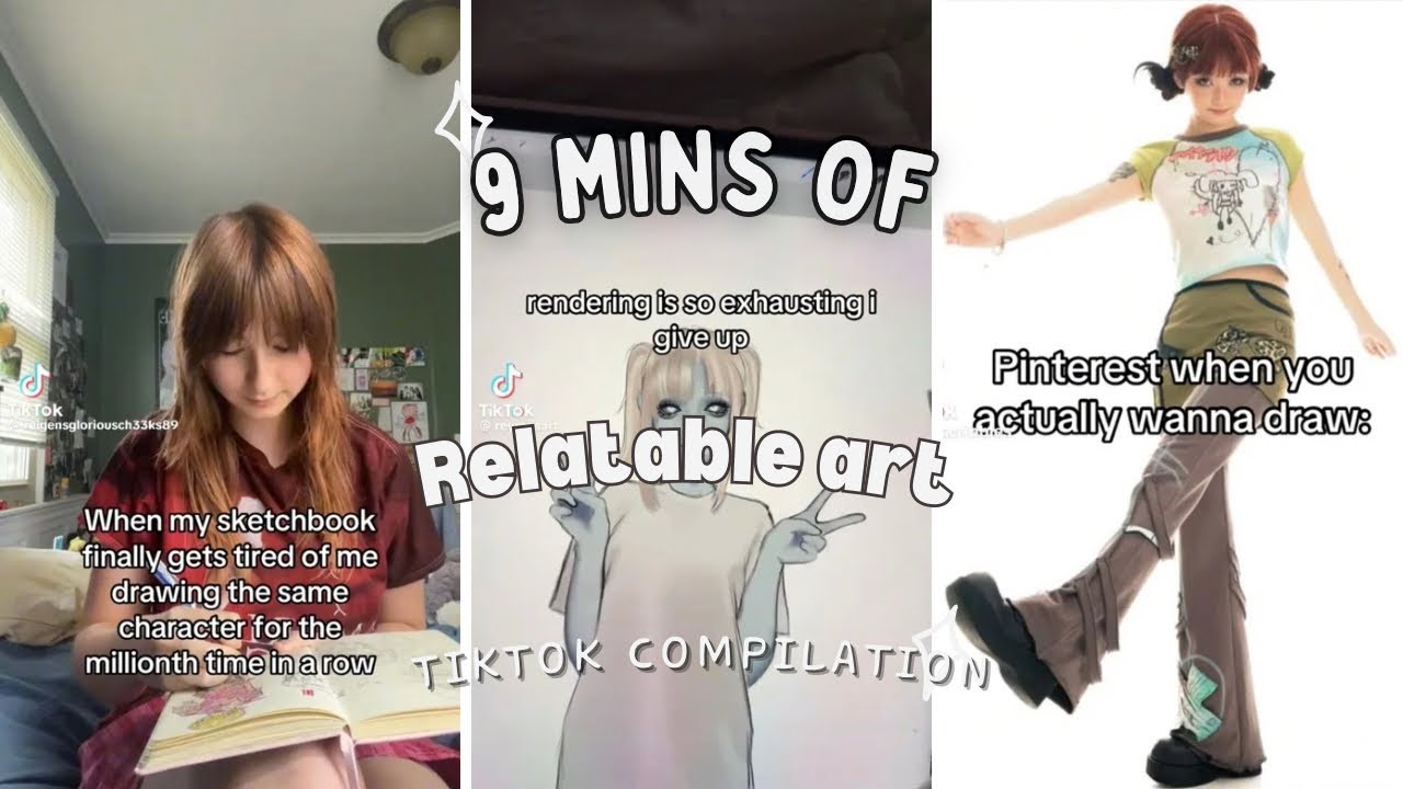 Relatable TikTok Art compilation