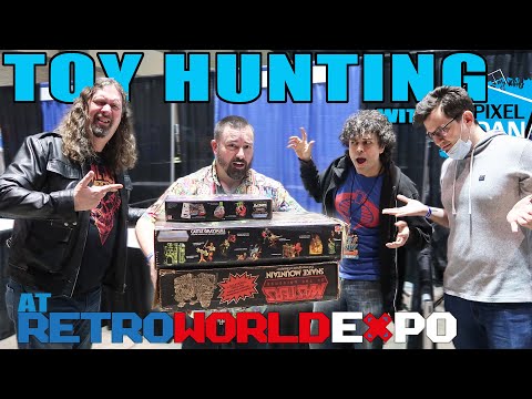 TOY HUNTING with Pixel Dan at RetroWorld Expo 2021