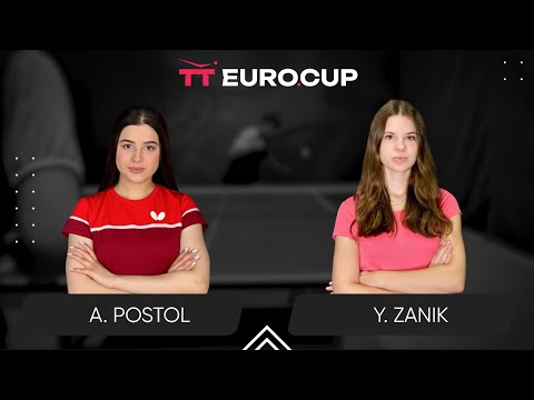 11:15 Anastasiia Postol - Yulianna Zanik 30.04.2025 TT Euro.Cup Women Ukraine Star. TABLE 4