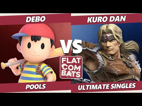 Flat Combats 3 Pools - Debo (Ness) Vs. Kuro Dan (Simon) SSBU Smash Ultimate