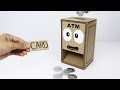 How to Make Mini ATM Machine Cardboard