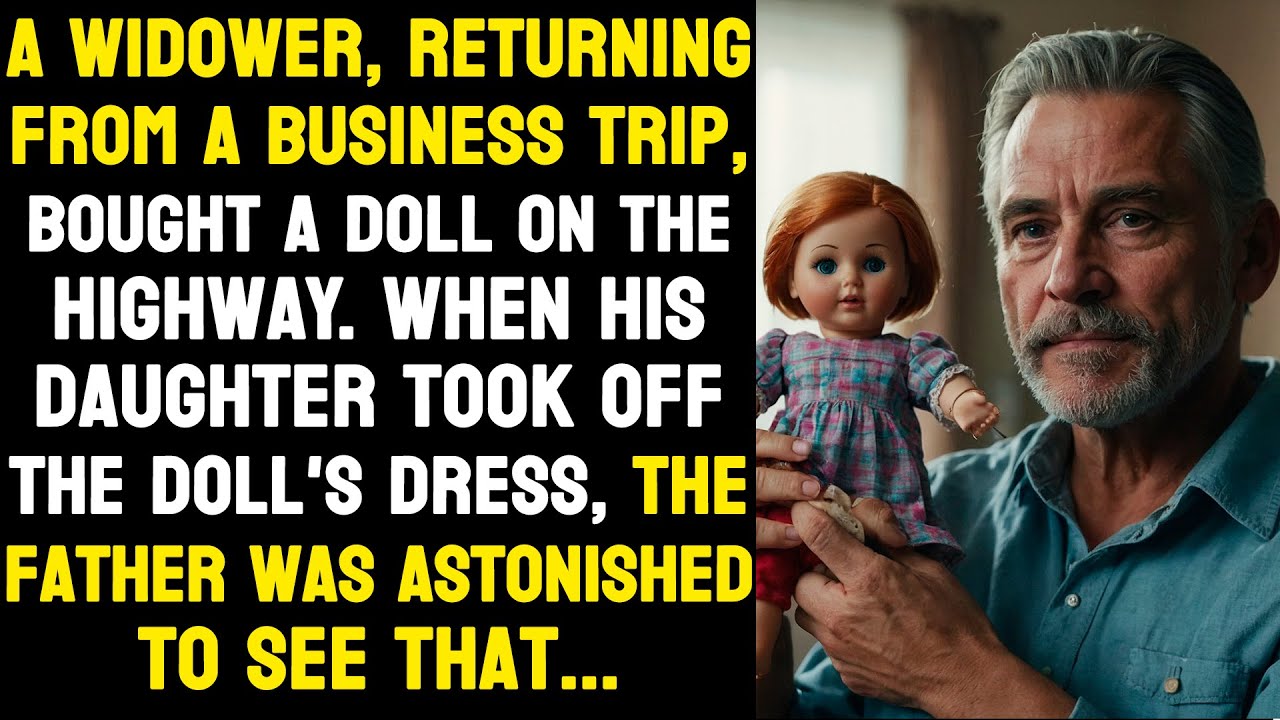 When the father saw what was on the doll, he couldn't say a single word...