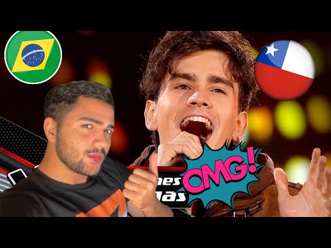 Brasileño reacciona a Nicolás Ruiz - Such a night THE VOICE CHILE