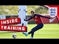 England's cross & finish session | Inside Training
