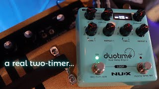 Video thumbnail for NUX Duotime Dual Delay by Jack Fossett