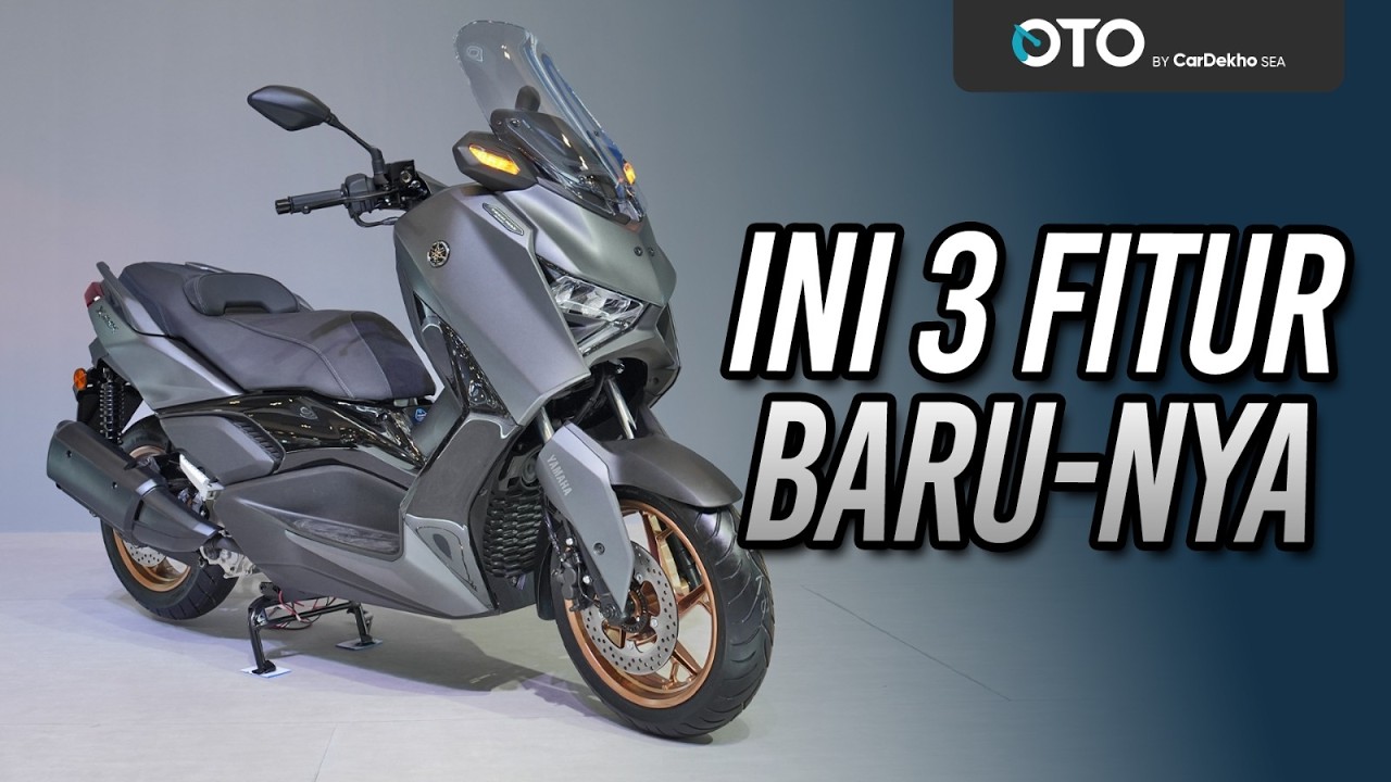 NEW YAMAHA XMAX TECHMAX 2025: CANGGIH WINDSCREEN BISA NAIK TURUN!