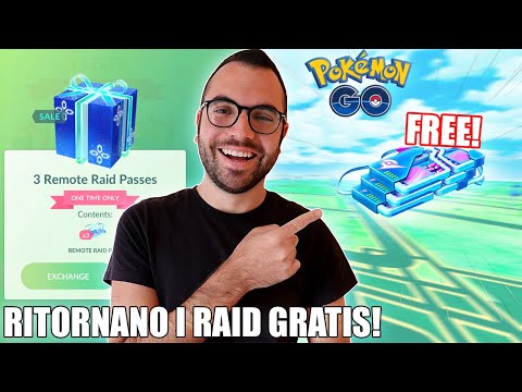 IL NUOVO PACCO GRATUITO CON I BIGLIETTI RAID DA REMOTO! - Pokémon GO