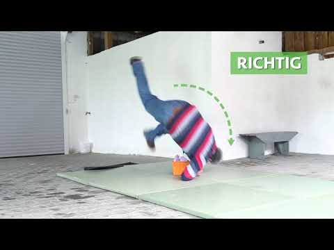 Uwes Fallschule zur Vermeidung von Sturzunfällen