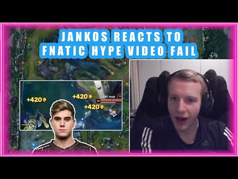 Jankos Reacts to FNATIC Worlds 2023 HYPE Video FAIL 👀