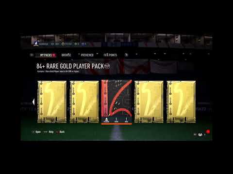 Ash Opens an 84+ Rare Gold Player Pack!