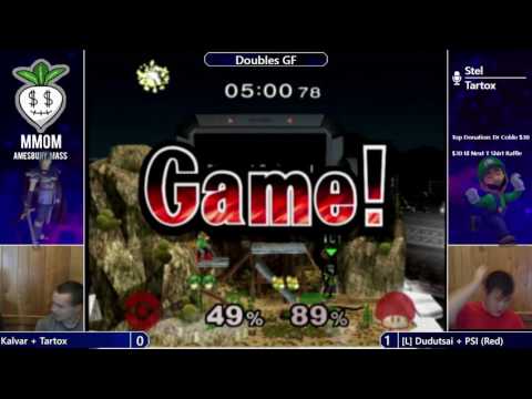 Kalvar (Marth) & Tartox (Fox) vs Dudutsai (Puff) & PSI (Luigi)