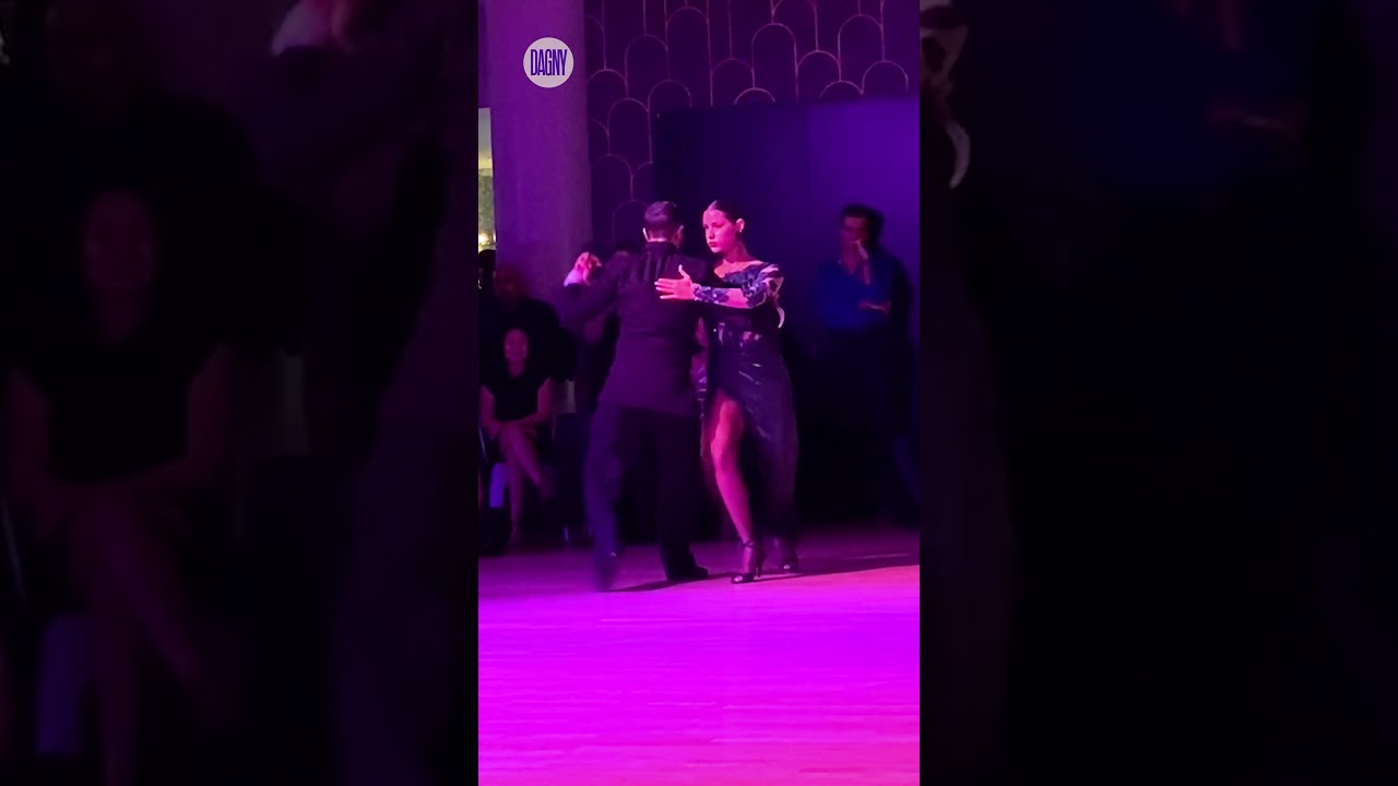 Ariel Almirón & Aluminé Deluchi tango to “Don Agustín Bardi” by Osvaldo Pugliese at Tango Cafe NYC