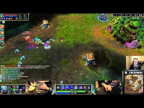 TSM Bjergsen Fizz vs Karma [Challenger Ranked solo queue mid]